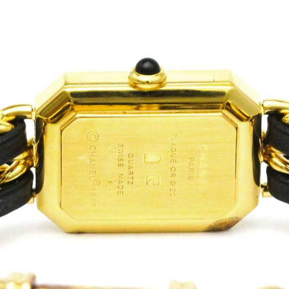 CHANEL Premiere Size L Gold Plated Quartz Ladies Watch H0001 BF582982 - Picture 6 of 9